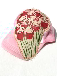 Image of My Flowers Trucker in Pink