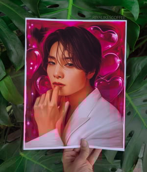 "Valent_IN_e" Large Art Print 8.5 x 11