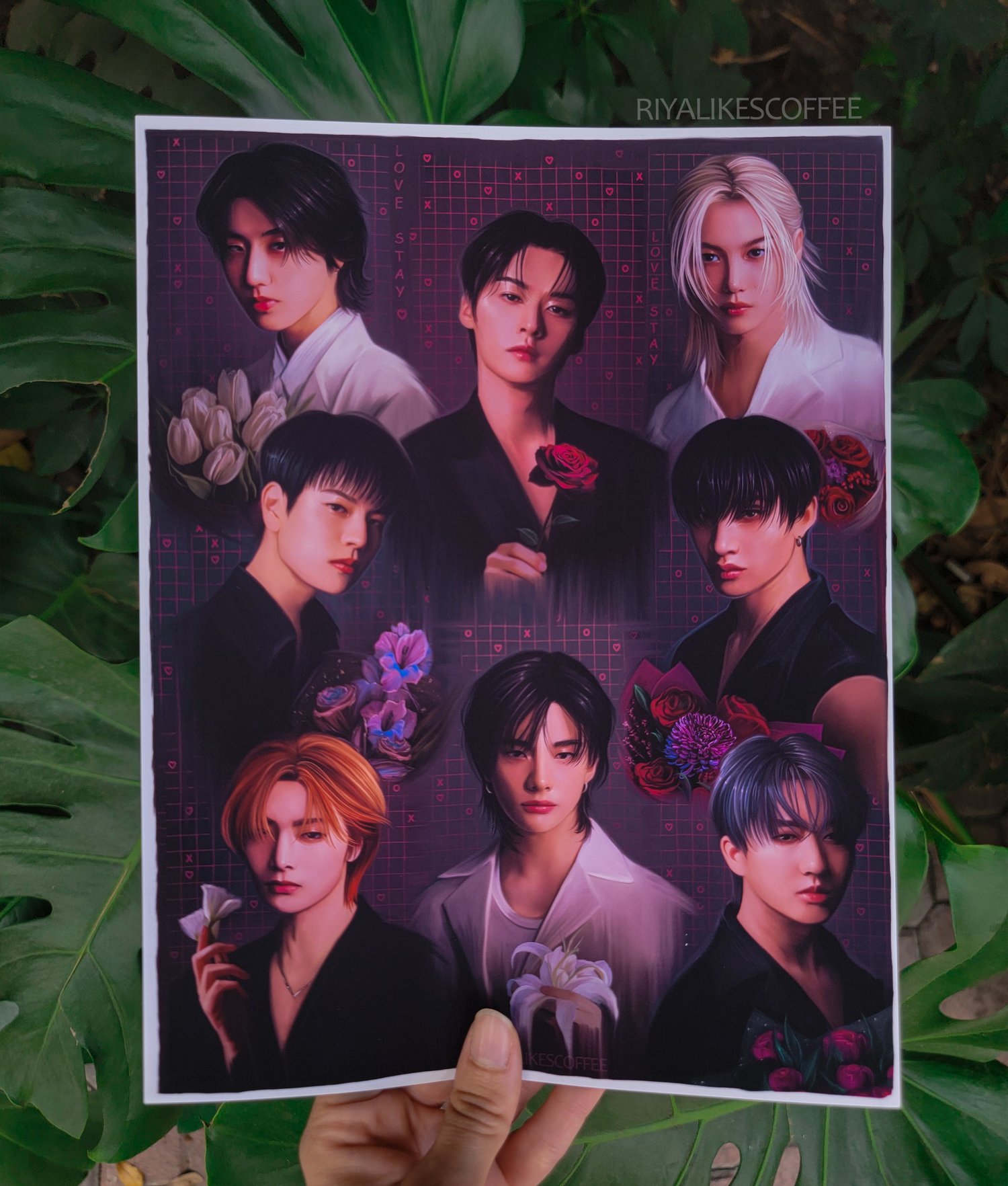 "Valentine's Date" Large Art Print 8.5 x 11