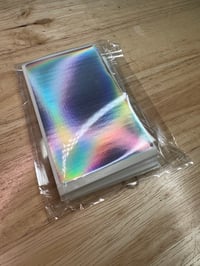 100 Pack Holographic Eggshell Stickers