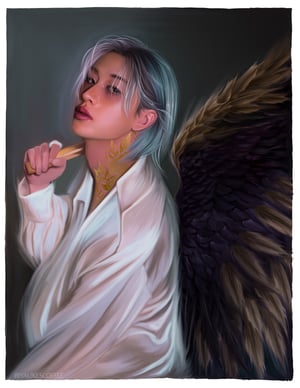 "Aether" Large Art Print 8.5 x 11