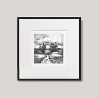 Image 1 of After the Rain, ink on paper/ series of artworks: August