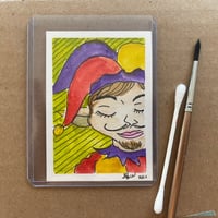 Image 4 of Art Cards  Collectors One Of A kind (2.5X3.5 in)  Giraffe ACEO