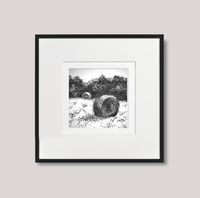 Image 1 of August , ink, framed