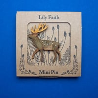 Image 9 of Wooden Animal Brooches by Lily Faith
