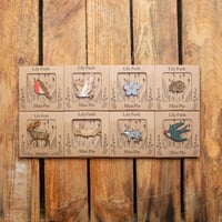 Image 1 of Wooden Animal Brooches by Lily Faith