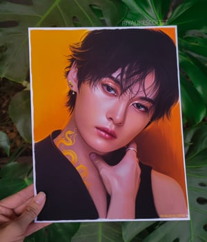 "Saffron Spice" Large Art Print 8.5 x 11