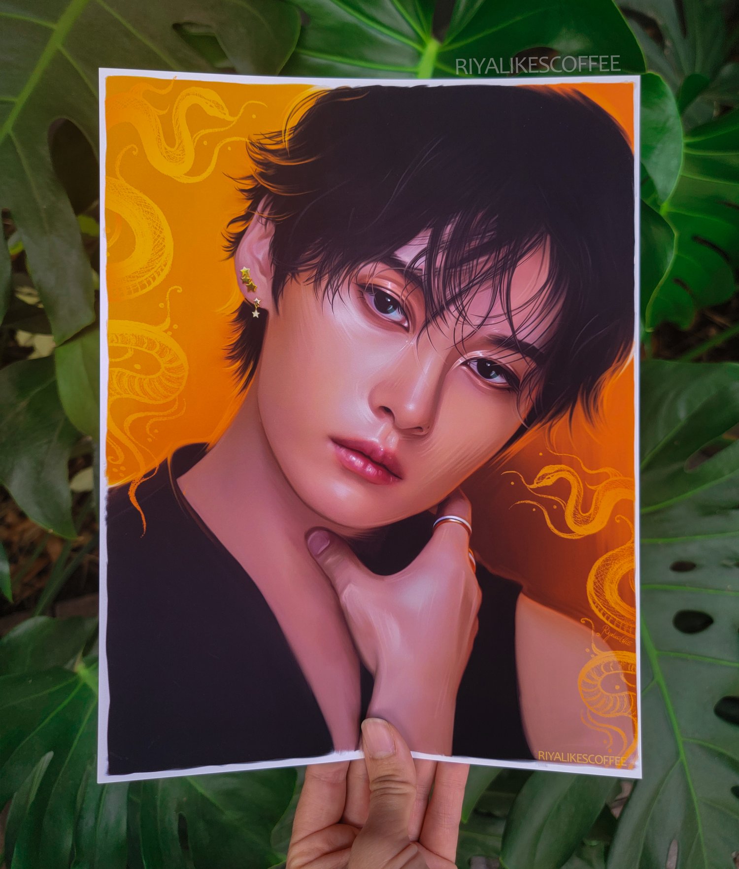 "Saffron Spice" Large Art Print 8.5 x 11