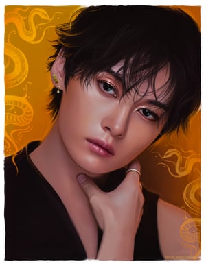 "Saffron Spice" Large Art Print 8.5 x 11