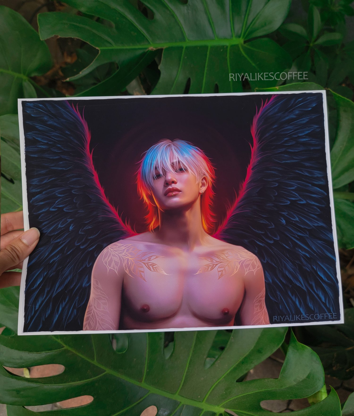 "Dark Aether" Large Art Print 8.5 x 11