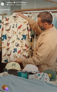 Image 6 of MALBON BIRDS OF GEORGIA FAIRWAY POLO [2026]