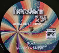 Image 2 of Freedom 35s – Groove Your Illusions Vol. 1  7" VINYL NEW