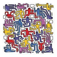 Image 4 of Cosmos Doodle #2 Fine Art Print