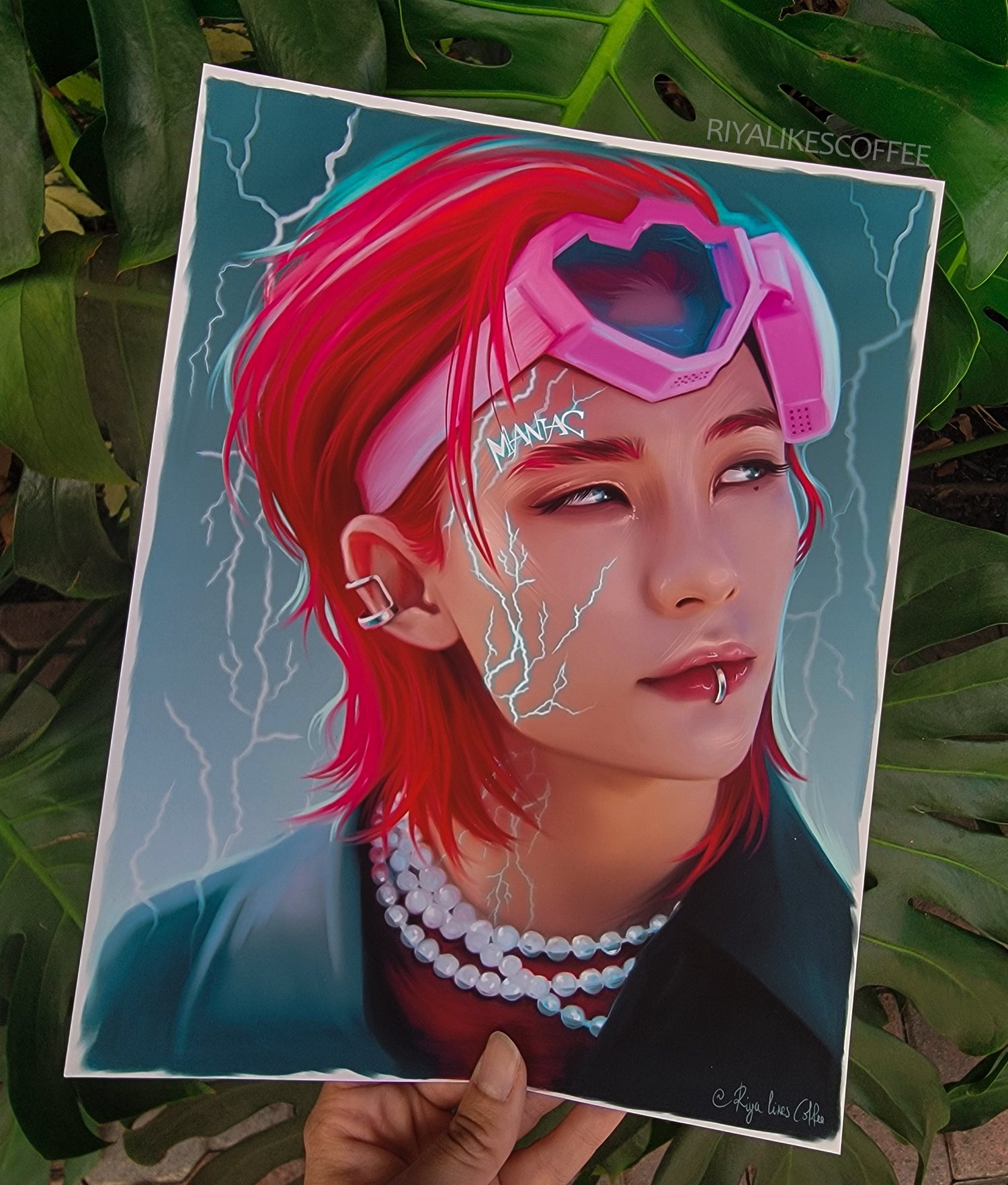 "Oddinary Hyunjin" Large Art Print 8.5 x 11