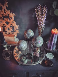 Image 2 of Lavender Labradorite crystal ball 