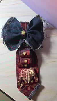 Image 2 of Denim N Burgundy 