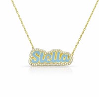 Image 1 of Chic & Colorful Personalized Necklace