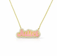 Image 3 of Chic & Colorful Personalized Necklace
