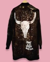 Image 2 of TAKE THE MONEY  ¥ BOMBER JACKET ¥ UNISEX ¥ UPCYCLED ¥ IBIZA