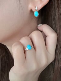 Image 4 of Victorian Turquoise Drop Earring