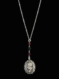 Image 2 of rose cameo necklace