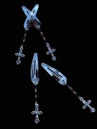 Rosary hair clips