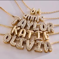 Bubble Letter Necklace