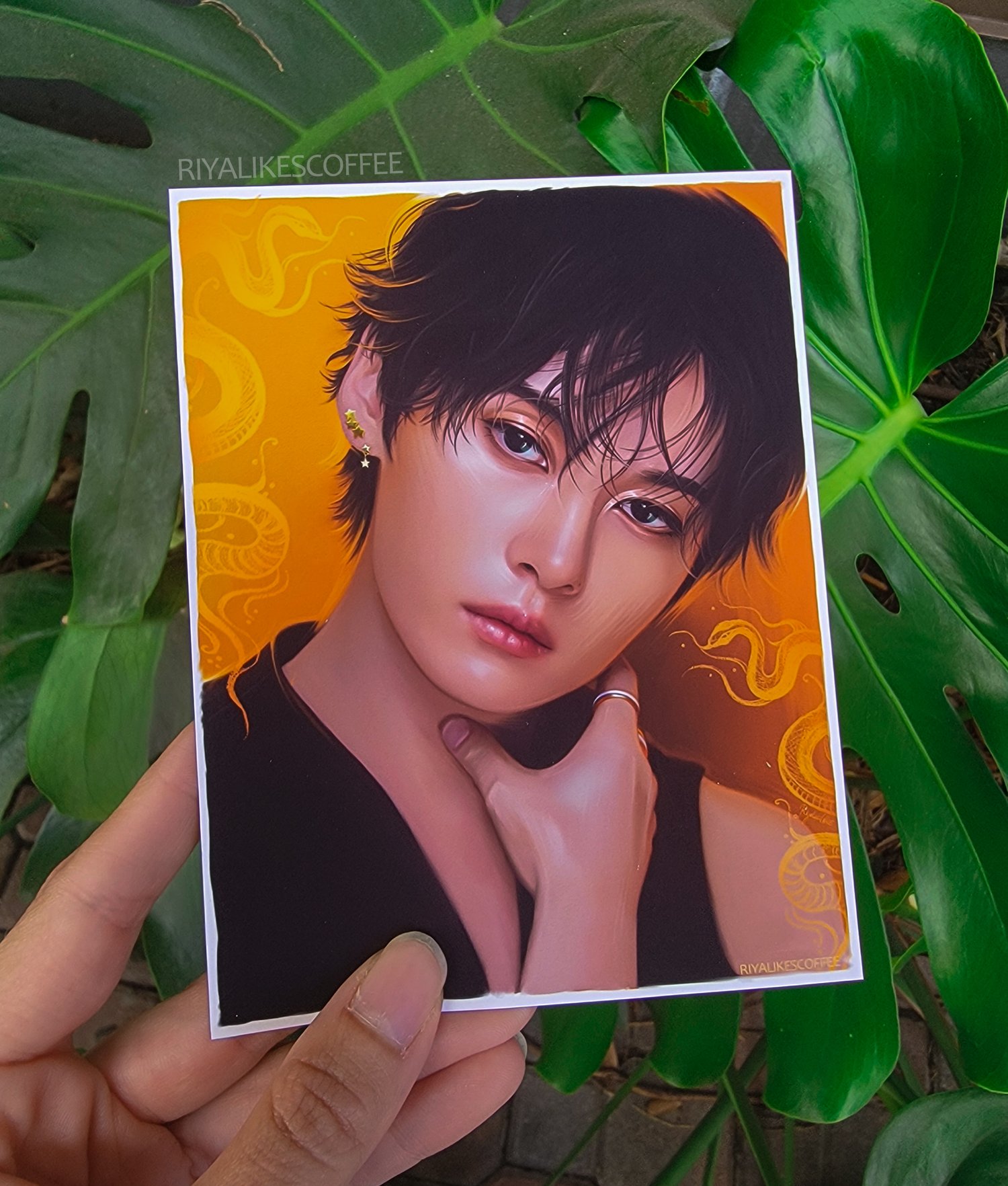 "Saffron Spice" Small Art Print 4.25 x 5.5