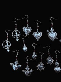 Image 1 of variety gothic earrings