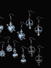 Image 2 of variety gothic earrings