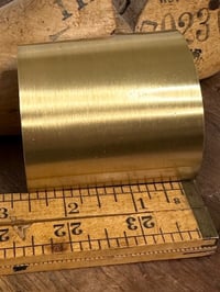 Image 1 of Modern, Classic,  Smooth Finished Brass Cuff