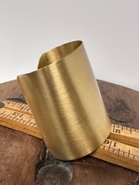 Image 4 of Modern, Classic,  Smooth Finished Brass Cuff