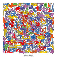 Image 4 of Cosmos Doodle #1 Fine Art Print