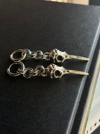 Image 1 of Ruby Throat Earrings- Ready to ship