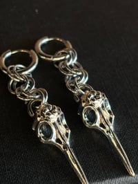Image 3 of Ruby Throat Earrings- Ready to ship