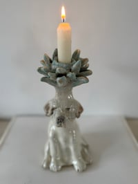 Image 5 of Clay: Young Dog Candle Holder