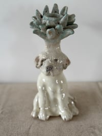 Image 4 of Clay: Young Dog Candle Holder