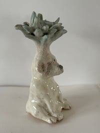 Image 3 of Clay: Young Dog Candle Holder