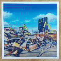 Image 1 of The Partial Demolition of Ocean Terminal,  limited edition giclée print