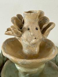 Image 2 of Clay: Sunflower Candle Holder/plate