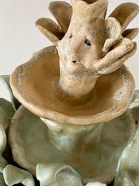 Image 4 of Clay: Sunflower Candle Holder/plate