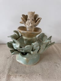 Image 8 of Clay: Sunflower Candle Holder/plate