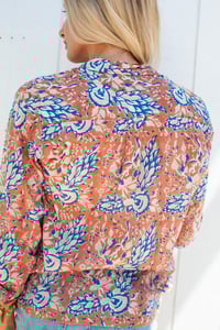 Image 3 of Boyfriend Shirt Sienna Peacock