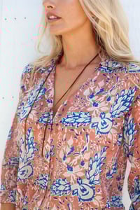 Image 4 of Boyfriend Shirt Sienna Peacock