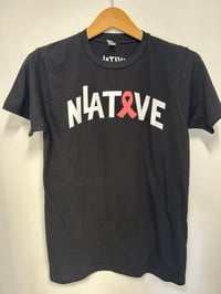 Image 2 of LA NATIVE x Girls Rock Hoops Pink Ribbon Tee