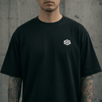 Image 3 of Tagline T-Shirt - Black