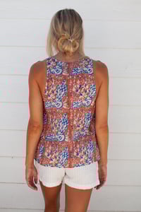 Image 2 of India Tank Sienna Peacock