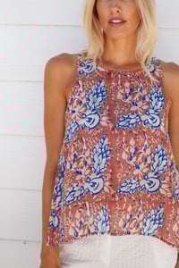 Image 3 of India Tank Sienna Peacock