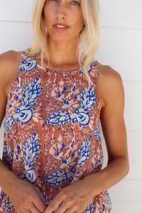 Image 4 of India Tank Sienna Peacock