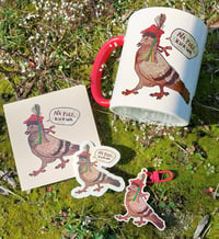 Image 3 of Cracow pigeon keychain